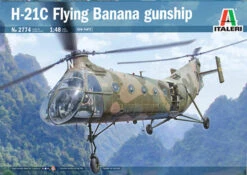 Italeri 1/48 US H-21C Flying Banana Gunship 2774