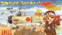 Sweet 1/144 Japanese A6M2 Zero Fighter & Flight Deck Set Tora Tora Tora SWT14110