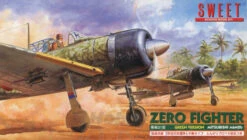 Sweet 1/144 Japanese A6M2 Zero Fighter Green Version (2 Kits) SWT14112