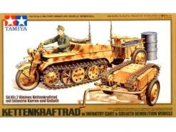 Tamiya 1/48 German 3 Kettenkraftrad W/Goliath 32502